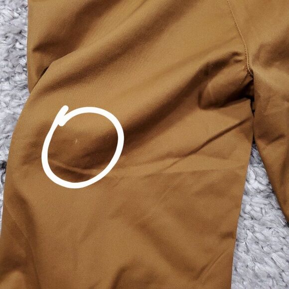 READ PacSun Straight Leg Double Knee Pants Men's 30 x 30 Tan Brown Stretch - Picture 5 of 11